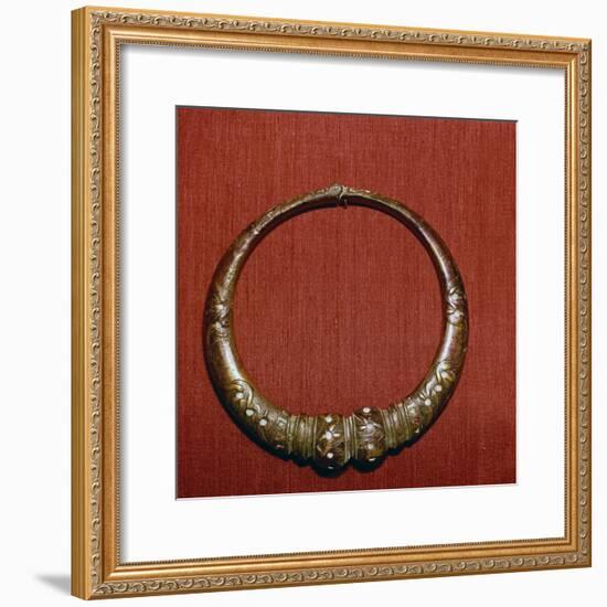 Celtic Bronze collar, (Torc) from Roxburghshire, Scotland, c1st Century-Unknown-Framed Giclee Print