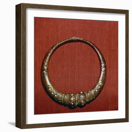 Celtic Bronze collar, (Torc) from Roxburghshire, Scotland, c1st Century-Unknown-Framed Giclee Print