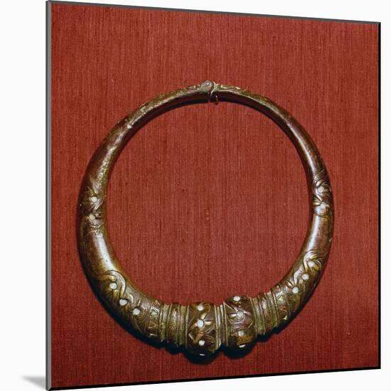 Celtic Bronze collar, (Torc) from Roxburghshire, Scotland, c1st Century-Unknown-Mounted Giclee Print