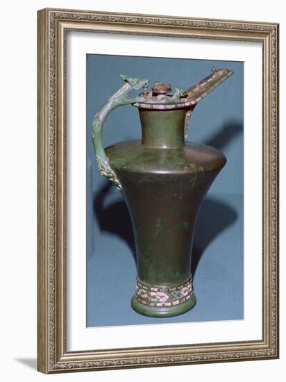 Celtic bronze flagon from France, 5th century BC Artist: Unknown-Unknown-Framed Giclee Print