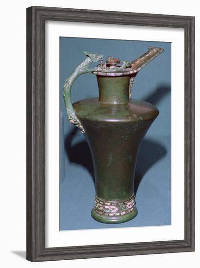 Celtic bronze flagon from France, 5th century BC Artist: Unknown-Unknown-Framed Giclee Print