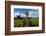 Celtic Cross Overlooking the Green Fields, Athenry, County Galway, Ireland-null-Framed Photographic Print