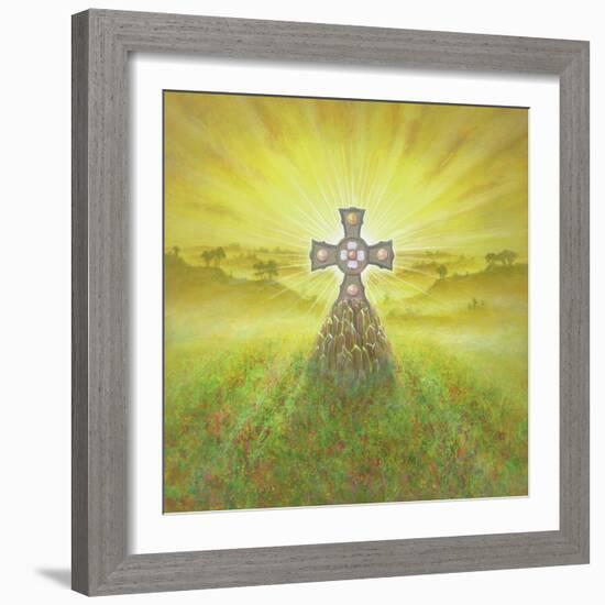 Celtic Cross-Simon Cook-Framed Giclee Print