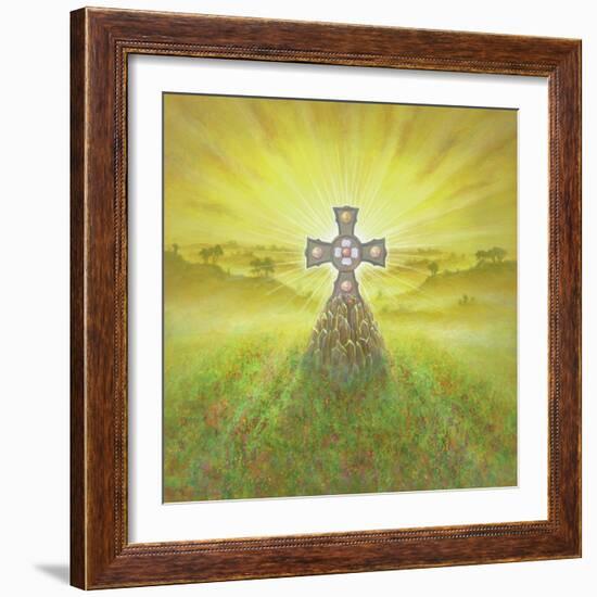Celtic Cross-Simon Cook-Framed Giclee Print