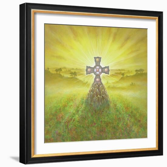 Celtic Cross-Simon Cook-Framed Giclee Print