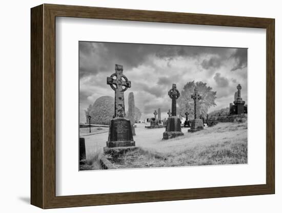 Celtic crosses, common in Ireland. County Mayo, Ireland.-Betty Sederquist-Framed Photographic Print