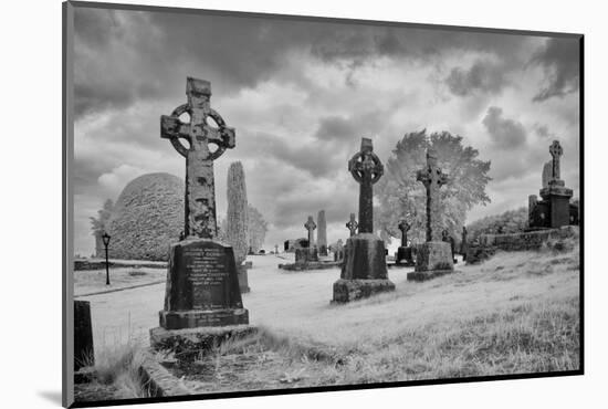 Celtic crosses, common in Ireland. County Mayo, Ireland.-Betty Sederquist-Mounted Photographic Print
