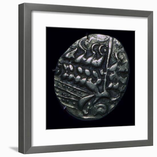 Celtic gold 'stater', 1st century. Artist: Unknown-Unknown-Framed Giclee Print