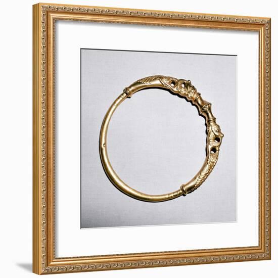 Celtic gold torc, Ersfield, Switzerland, 5th - 4th century BC. Artist: Unknown-Unknown-Framed Giclee Print