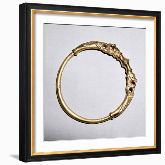 Celtic gold torc, Ersfield, Switzerland, 5th - 4th century BC. Artist: Unknown-Unknown-Framed Giclee Print