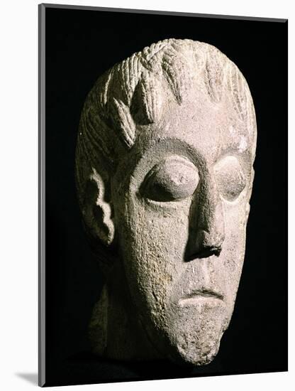 Celtic head, Bon Marche site, Gloucester, England. Artist: Unknown-Unknown-Mounted Giclee Print