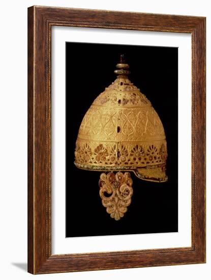 Celtic Helmet Found at Agris, Charante, 4th Century BC-null-Framed Giclee Print