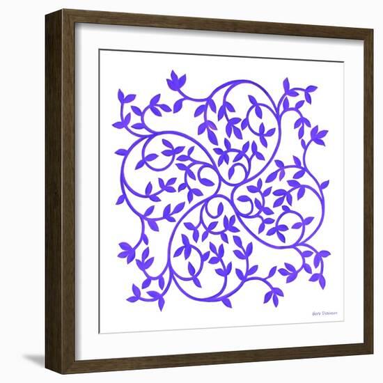 Celtic Inspiration Purple-Herb Dickinson-Framed Photographic Print