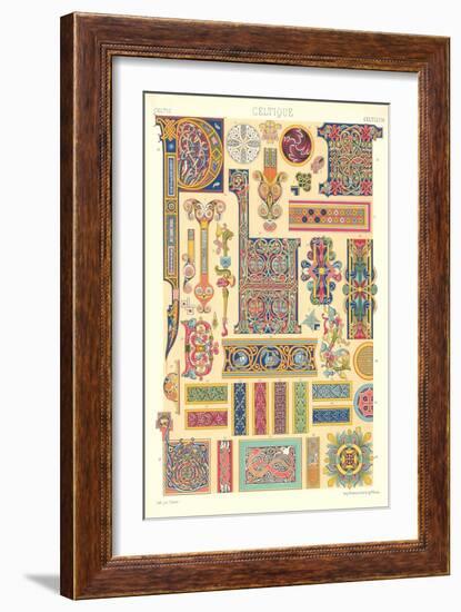 Celtic Motifs, Decorative Arts-null-Framed Art Print