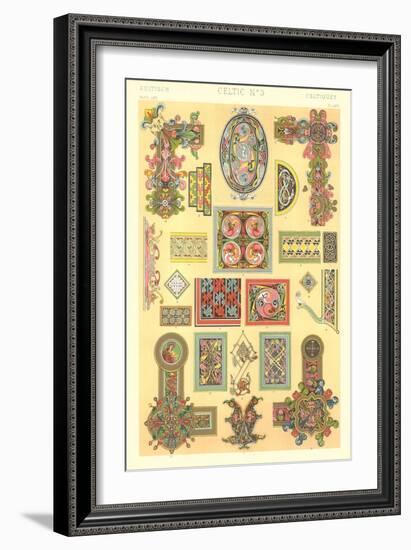 Celtic Patterns-null-Framed Art Print