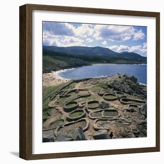 Celtic Ruins Near Porto Do Son, West Coast Castro De Barona, Galicia, Spain, Europe-Geoff Renner-Framed Photographic Print