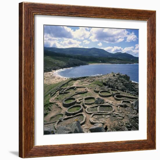 Celtic Ruins Near Porto Do Son, West Coast Castro De Barona, Galicia, Spain, Europe-Geoff Renner-Framed Photographic Print