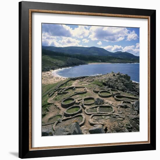 Celtic Ruins Near Porto Do Son, West Coast Castro De Barona, Galicia, Spain, Europe-Geoff Renner-Framed Photographic Print