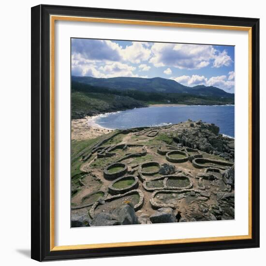 Celtic Ruins Near Porto Do Son, West Coast Castro De Barona, Galicia, Spain, Europe-Geoff Renner-Framed Photographic Print