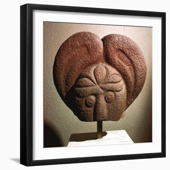 Celtic stone head, Heidelberg, Germany, c5th - 4th century BC. Artist: Unknown-Unknown-Framed Giclee Print