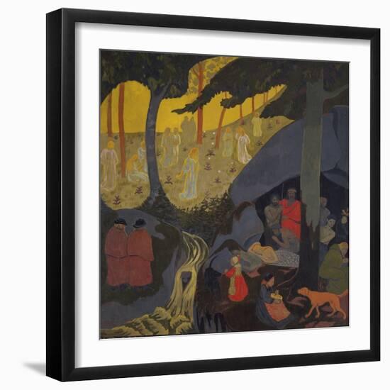 Celtic Tale, 1894 (Oil on Canvas)-Paul Serusier-Framed Giclee Print