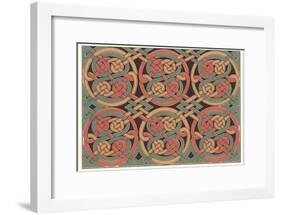 Celtic Weave Pattern-null-Framed Art Print