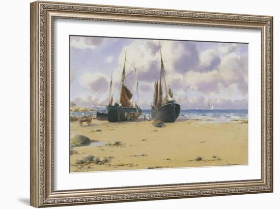 Cemaes Bay, North Wales-Warren Williams-Framed Giclee Print