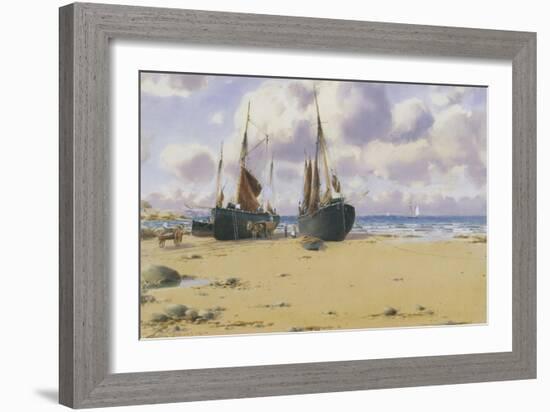 Cemaes Bay, North Wales-Warren Williams-Framed Giclee Print