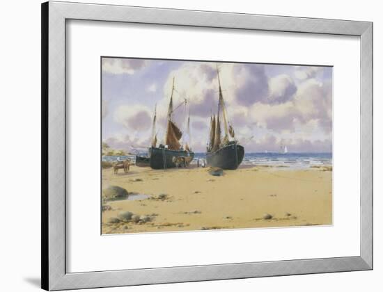 Cemaes Bay, North Wales-Warren Williams-Framed Giclee Print