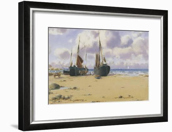 Cemaes Bay, North Wales-Warren Williams-Framed Giclee Print