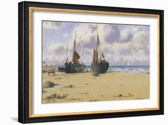 Cemaes Bay, North Wales-Warren Williams-Framed Giclee Print