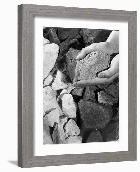 Cement Materials, 1963-Michael Walters-Framed Photographic Print