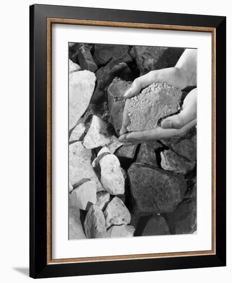 Cement Materials, 1963-Michael Walters-Framed Photographic Print