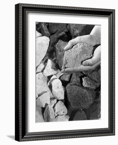 Cement Materials, 1963-Michael Walters-Framed Photographic Print