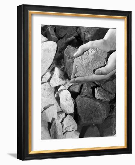 Cement Materials, 1963-Michael Walters-Framed Photographic Print