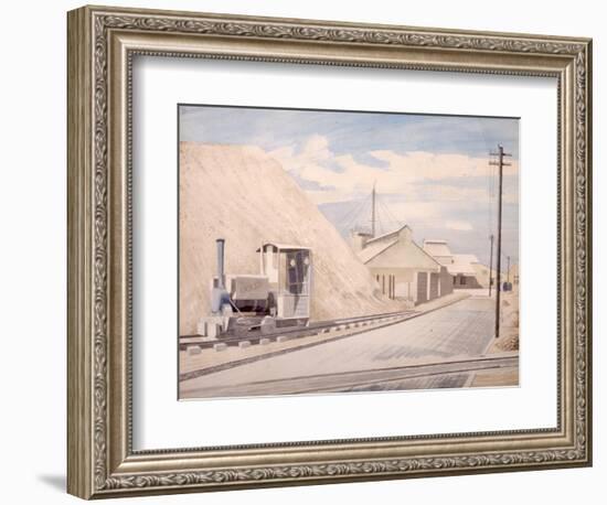 Cement Works, 1934-Eric Ravilious-Framed Giclee Print