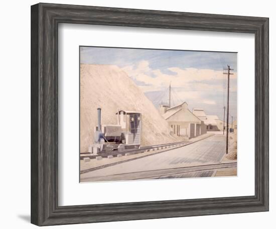 Cement Works, 1934-Eric Ravilious-Framed Giclee Print