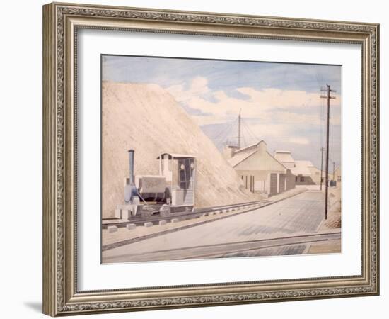 Cement Works, 1934-Eric Ravilious-Framed Giclee Print