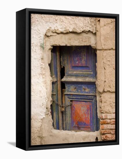 Cemented over Classic Doorway, Old City, Montevideo, Uruguay-Stuart Westmoreland-Framed Premier Image Canvas