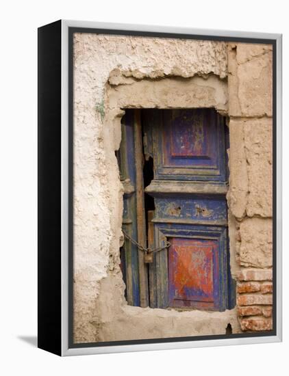 Cemented over Classic Doorway, Old City, Montevideo, Uruguay-Stuart Westmoreland-Framed Premier Image Canvas