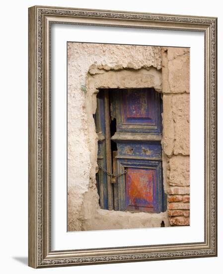 Cemented over Classic Doorway, Old City, Montevideo, Uruguay-Stuart Westmoreland-Framed Photographic Print