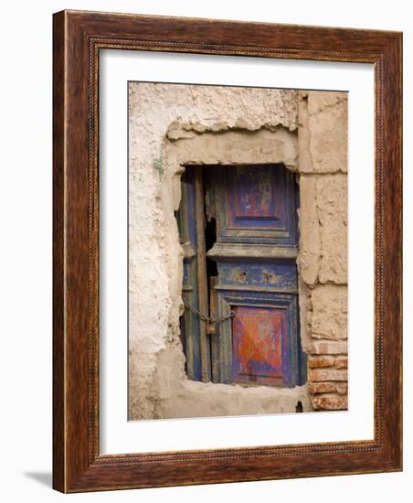 Cemented over Classic Doorway, Old City, Montevideo, Uruguay-Stuart Westmoreland-Framed Photographic Print