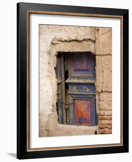 Cemented over Classic Doorway, Old City, Montevideo, Uruguay-Stuart Westmoreland-Framed Photographic Print