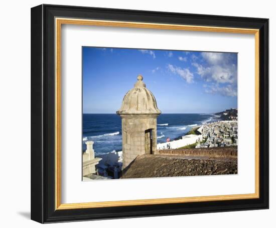 Cemetary, Fort San Felipe Del Morro, San Juan, Puerto Rico, USA, Caribbean-Miva Stock-Framed Photographic Print