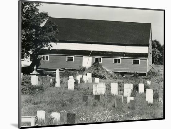 Cemetery and Building, c. 1940-Brett Weston-Mounted Photographic Print
