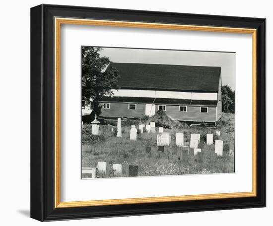 Cemetery and Building, c. 1940-Brett Weston-Framed Photographic Print