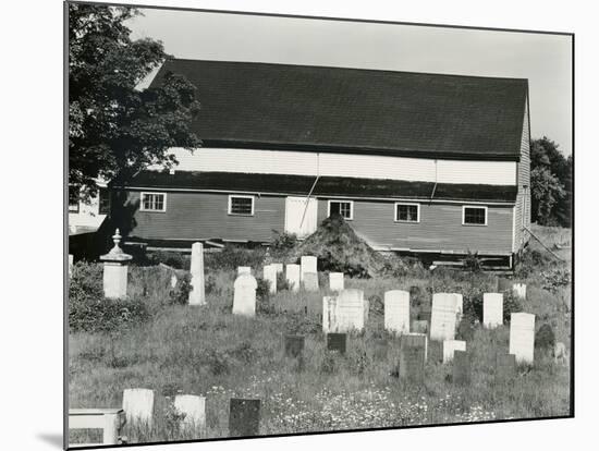Cemetery and Building, c. 1940-Brett Weston-Mounted Premium Photographic Print