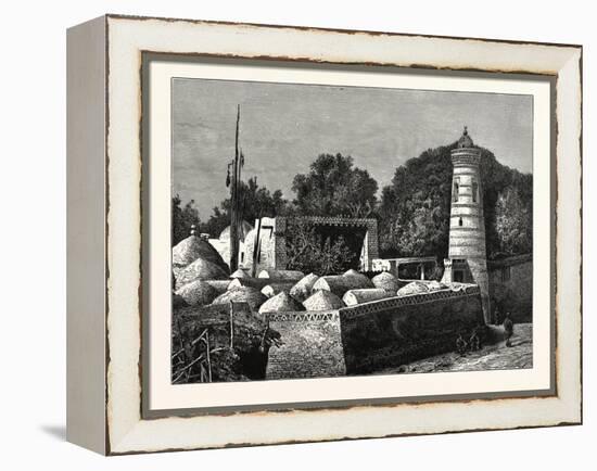 Cemetery at Khiva-null-Framed Premier Image Canvas