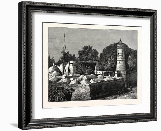 Cemetery at Khiva-null-Framed Giclee Print