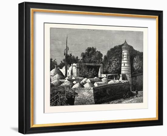 Cemetery at Khiva-null-Framed Giclee Print